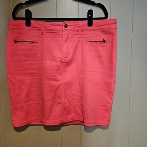 Larry Levine Stretch Skirt Women’s Size 12, Hot Pink, Stretch